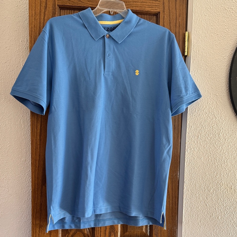 Izod Men's Polo Shirt in Classic Blue
